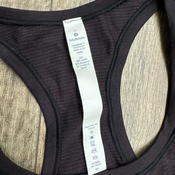Lululemon Swiftly tech tank like new size 2 - Picture 3 of 4